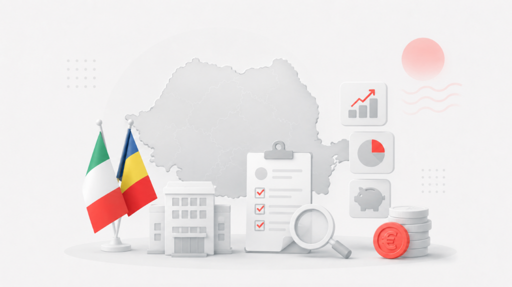 Aprire società in Romania per italiani